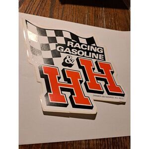 Vintage Rare Original H&H Racing Gasoline Hot Rod Rat Rod Race Car Decal Sticker